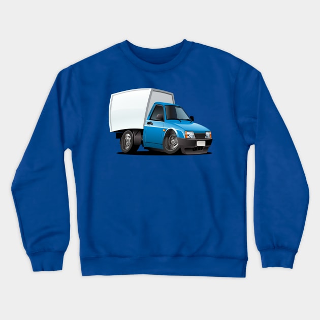 cartoon truck Crewneck Sweatshirt by Mechanik